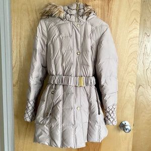 Betsey Johnson Puffer Waisted Coat - S